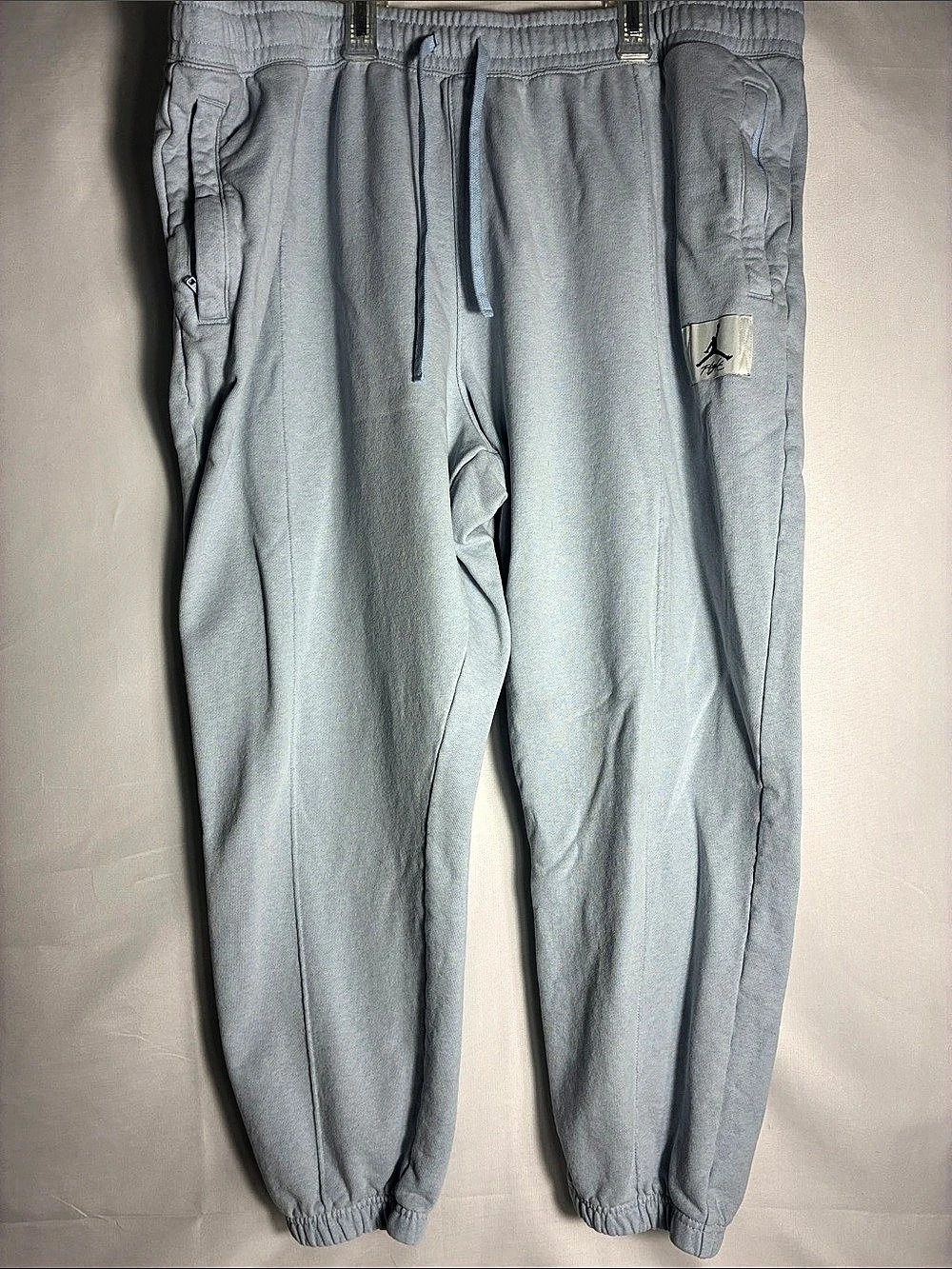 Jordan Men’s Flight Fleece Washed Heavyweight Sweatpants Ice Blue XXL